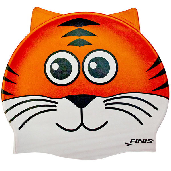 FINIS animal head cap silikon-Bademütze in Tierform, Tiger