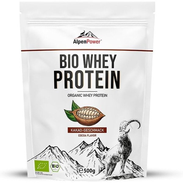 AlpenPower BIO Whey Protein – Kakao 1000 g